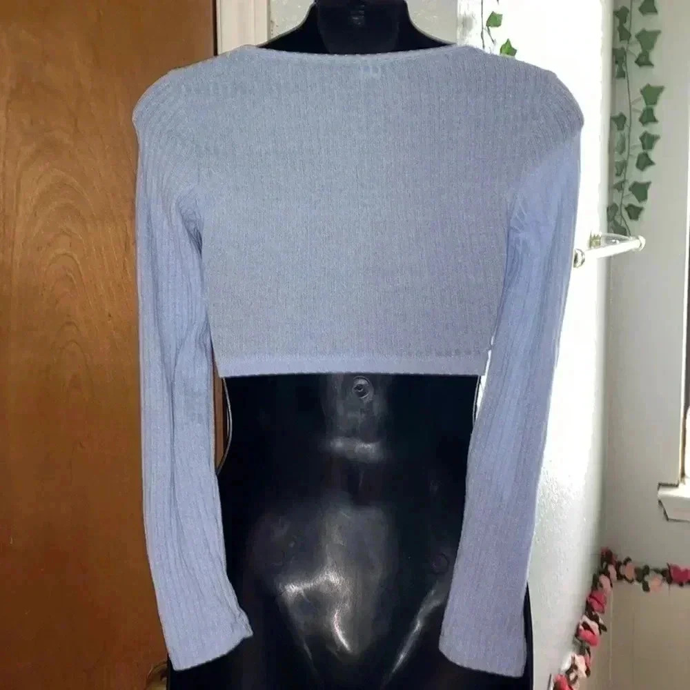 Asymmetrical, Ribbed, Teen Top - Picture 4 of 5